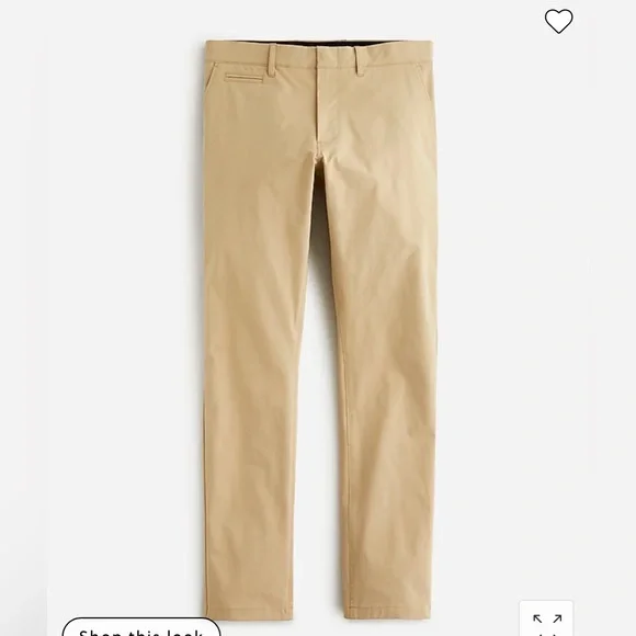 NEW NWT J. Crew 484 Slim Fit Tech Pant Men’s 36 X 34 - Picture 5 of 10